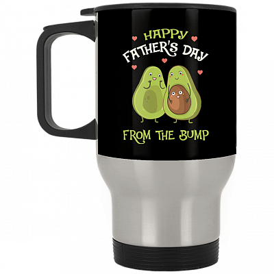 14 oz. Silver Travel Mug