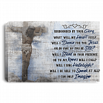 Surrounded By Your Glory What Will My Heart Feel Gallery Wrapped Framed Canvas Prints -Unframed Poster -Home Decor Wall Art