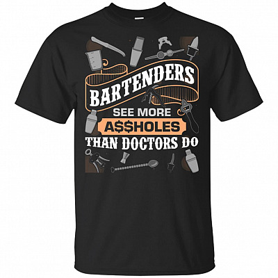 Funny Bartender T-Shirt - Best Gift for Bartenders