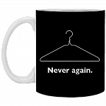 Never-Again Ceramic Coffee Mug - Beer Stein -Water Bottle - Color Changing Mug