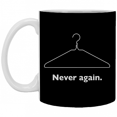 Never-Again Ceramic Coffee Mug - Beer Stein -Water Bottle - Color Changing Mug