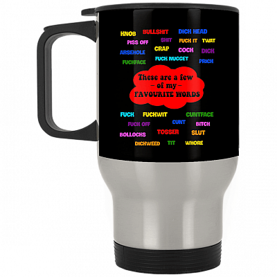 14 oz. Silver Travel Mug