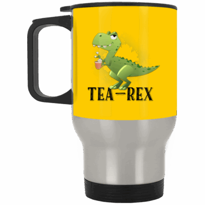 14 oz. Silver Travel Mug