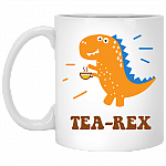Tea-Rex Funny Saurus Break Time Gift Mug - Travel Mug - Beer Stein - Water Bottle