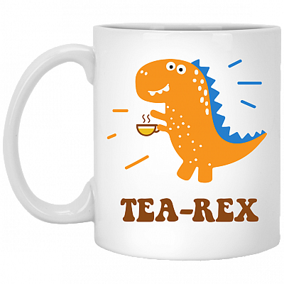 Tea-Rex Funny Saurus Break Time Gift Mug - Travel Mug - Beer Stein - Water Bottle