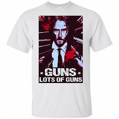 Guns Lots Of Guns T-Shirt - John-Wick Shirt