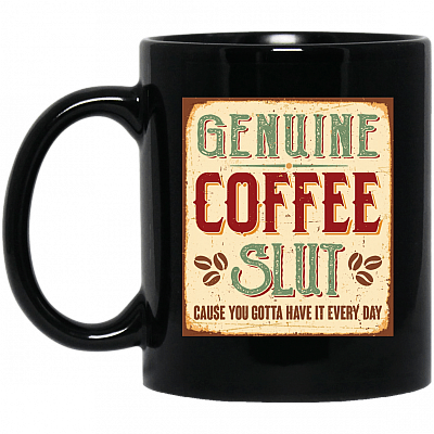 11 oz. Black Mug