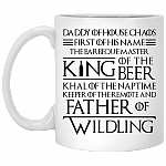 Daddy Of House Chaos First Of His Name Barbeque Master King Of The Beer Coffee Mug - Beer Stein - Water Bottle