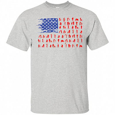 Father Us Flag 1 T-Shirt - Fathers Day Us Flag Shirt