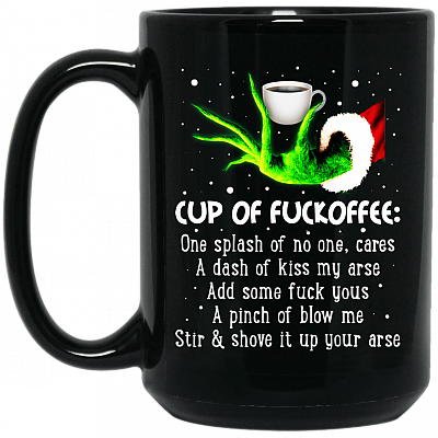 15 oz. Black Mug