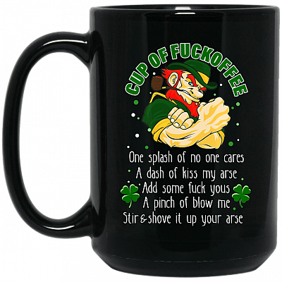 15 oz. Black Mug