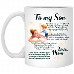 To My Son I Sometimes Wish You Were Still Small Ceramic Coffee Mug - Beer Stein -Water Bottle - Color Changing Mug