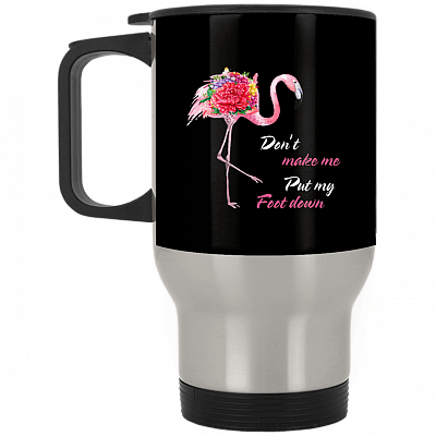 14 oz. Silver Travel Mug