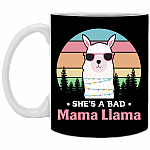 She's A Bad Mama Llama Ceramic Coffee Mug - Beer Stein -Water Bottle - Color Changing Mug