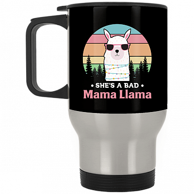 14 oz. Silver Travel Mug