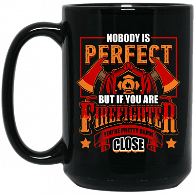 15 oz. Black Mug