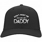 Act Like Daddy Twill Cap – High-Profile Snapback Hat – Trucker Hat – Knit Cap