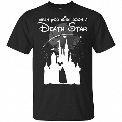 When You Wish Upon A Death Star T-Shirt - V-Neck Shirt