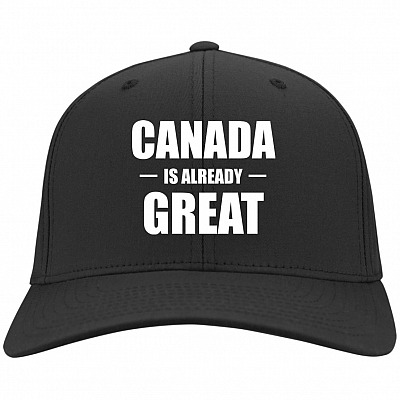 Canada Is Already Great Hat Twill Cap - High-Profile Snapback Hat - Trucker Hat