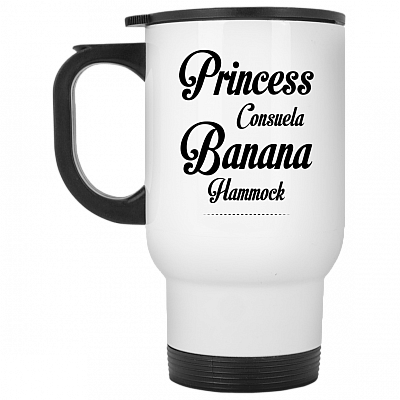 14 oz. White Travel Mug