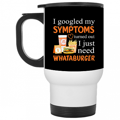 14 oz. White Travel Mug