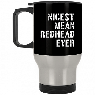 14 oz. Silver Travel Mug