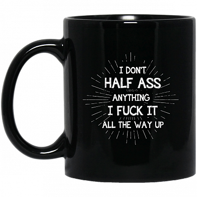 11 oz. Black Mug