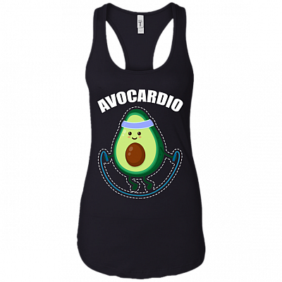 Avocardio Tank Top - Racerback - Funny Fitness Tank Shirt