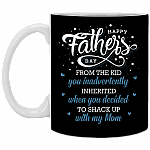 Happy Father's Day From The Kid You Inadvertently Inherited Ceramic Coffee Mug - Water Bottle - Color Changing Mug