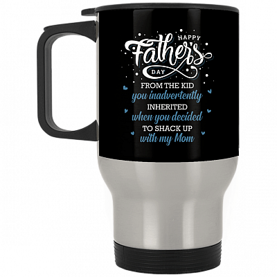 14 oz. Silver Travel Mug