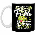 Paint Me Green And Call-Me A Pickle Ceramic Coffee Mug - Beer Stein -Water Bottle - Color Changing Mug