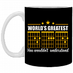 World's Greatest-Dad You Wouldn't Understand Guitar Chord Ceramic Coffee Mug - Beer Stein -Water Bottle - Color Changing Mug