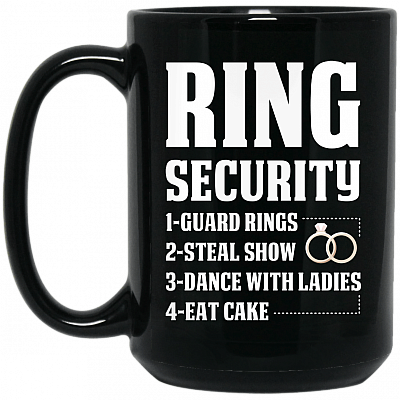15 oz. Black Mug
