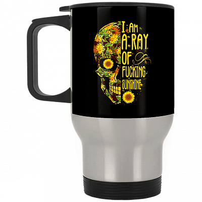 14 oz. Silver Travel Mug