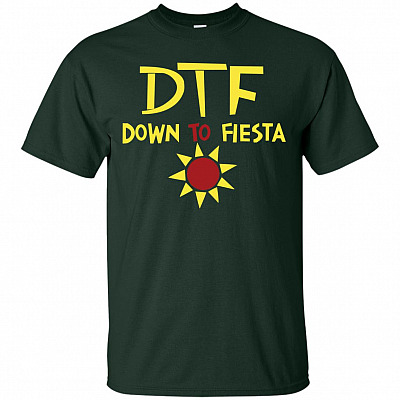Alternative view of Down to Fiesta T-Shirt - Funny Movie Shirt