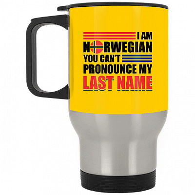 14 oz. Silver Travel Mug