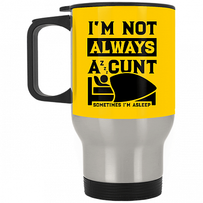 14 oz. Silver Travel Mug