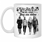 The Best Things In Life Are Not Things They Are Sisters Ceramic Coffee Mug - Water Bottle - Color Changing Mug
