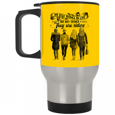 14 oz. Silver Travel Mug