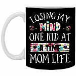 Losing My Mind One Kid At A Time Mom Life Ceramic Coffee Mug - Beer Stein -Water Bottle - Color Changing Mug