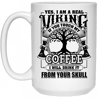 15 oz. White Mug