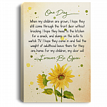 One Day When My Children Are Grown Gallery Wrapped Framed Canvas Prints - Unframed Poster - Home Decor Wall Art