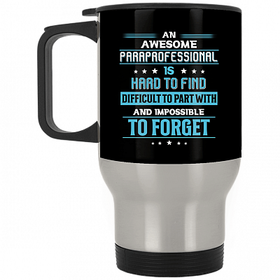 14 oz. Silver Travel Mug