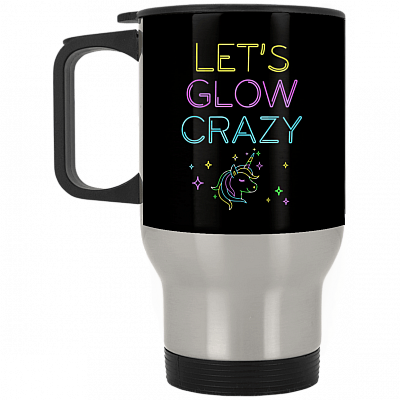 14 oz. Silver Travel Mug