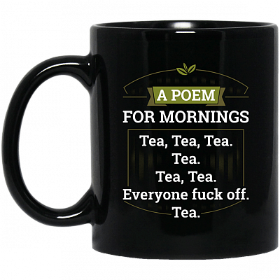 11 oz. Black Mug