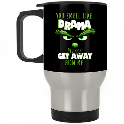 14 oz. Silver Travel Mug