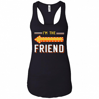 I Am The Friend - If_Lost Or Drunk Please Return To Friend Cotton Tank Top Tee - Ladies Racerback Tank