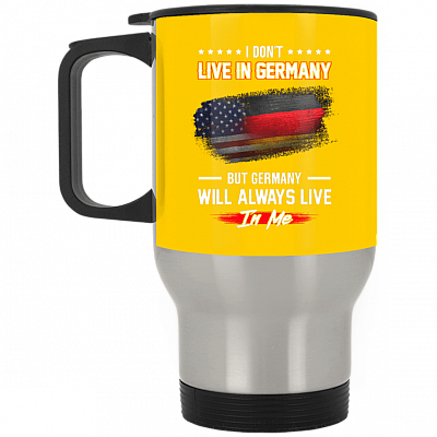 14 oz. Silver Travel Mug