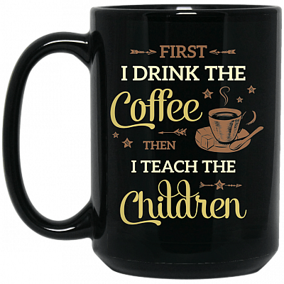 15 oz. Black Mug