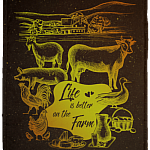 Life Is Better On The Farm Fleece Blanket - Premium Sherpa Blanket - Woven Blanket